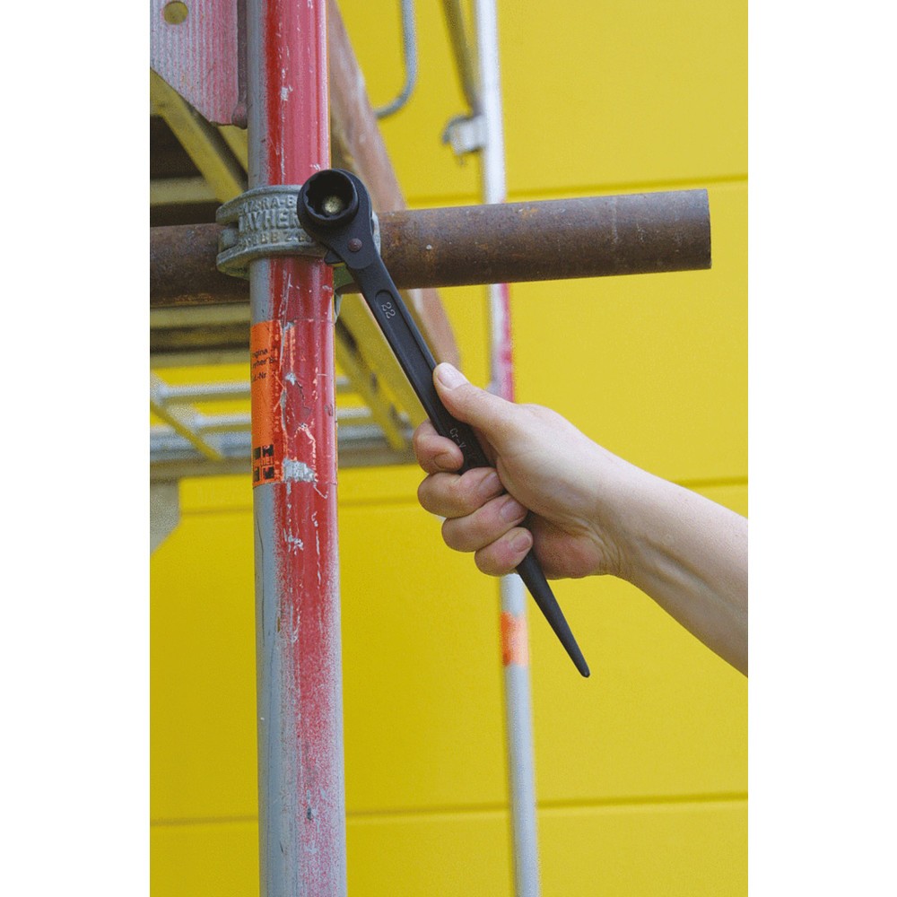 Produktabbildung: KS TOOLS Gerüstbauschlüssel, umschaltbar, 10x13mm