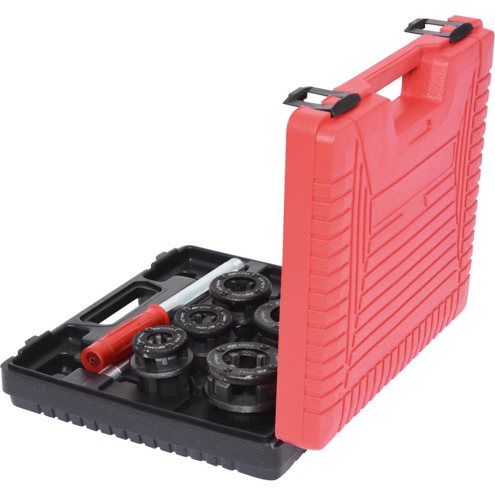 Produktabbildung Nr. 3: KS TOOLS Gewinde-Schneidkluppen-Satz 3/8"-1.1/4", 8-tlg
