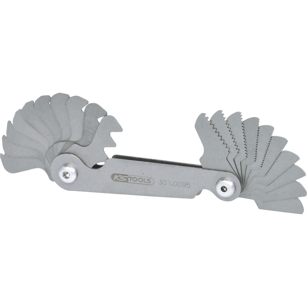 Produktabbildung: KS TOOLS Gewindelehre, metrisch, 20-tlg