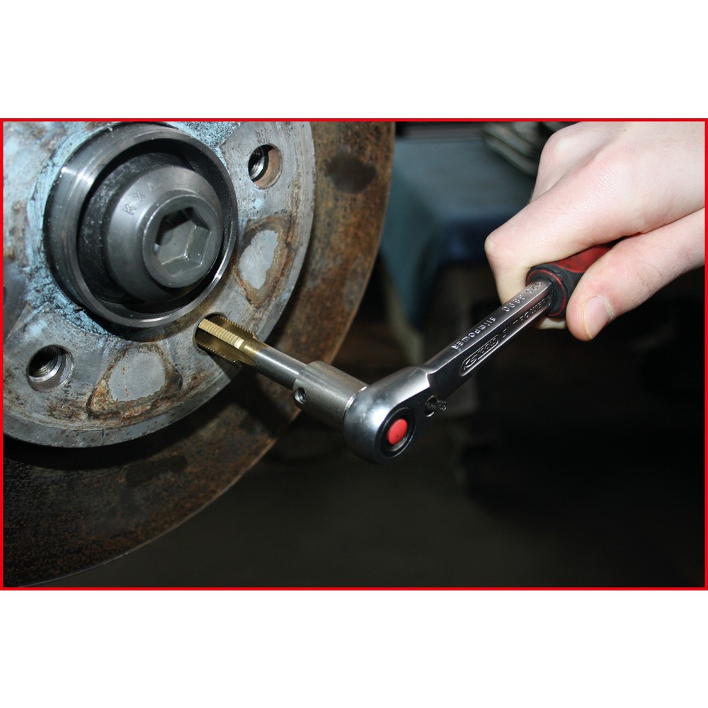 Produktabbildung Nr. 2: KS TOOLS 3/8" Gewindeschneid-Satz für Radmuttern- und Schrauben, 11-tlg