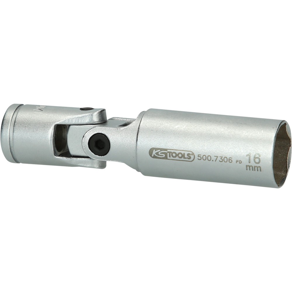 Produktabbildung Nr. 5: KS TOOLS 3/8" Glühkerzen-Gelenknüsse, kurz, 75mm, 16mm
