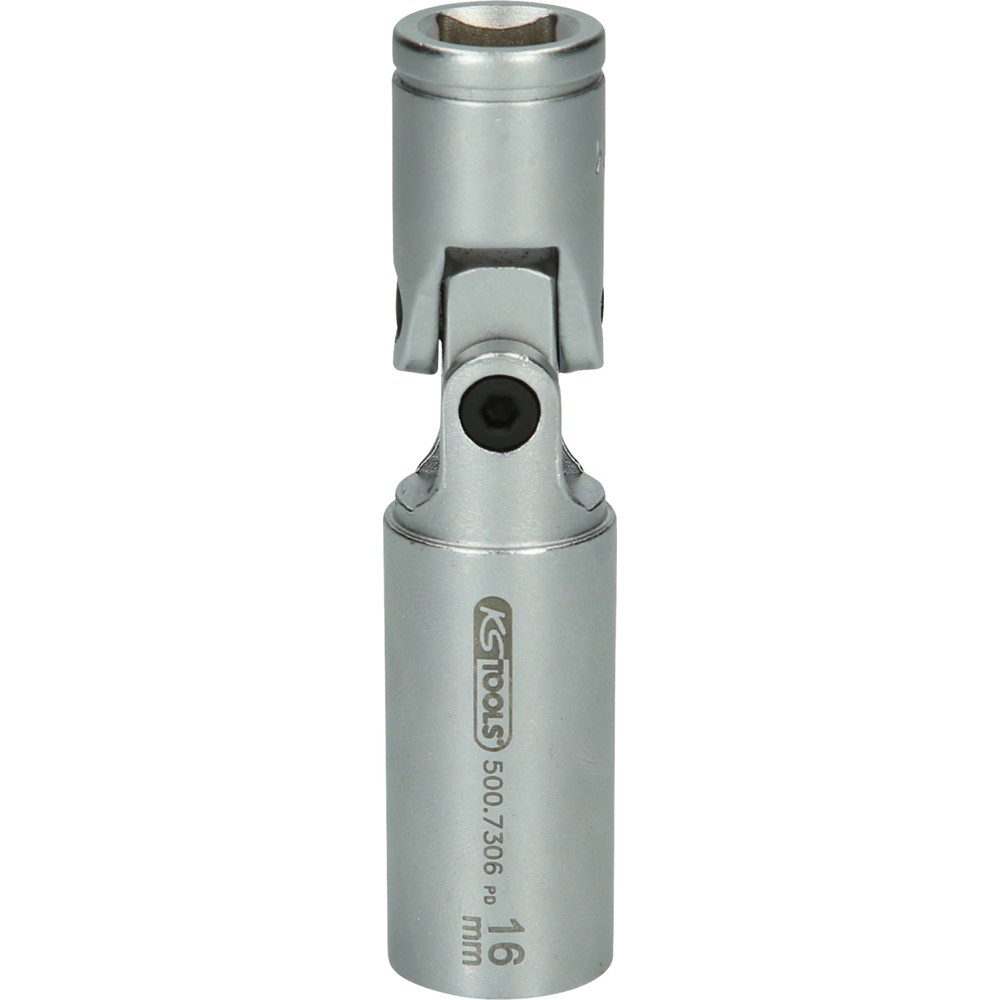 Produktabbildung Nr. 6: KS TOOLS 3/8" Glühkerzen-Gelenknüsse, kurz, 75mm, 16mm