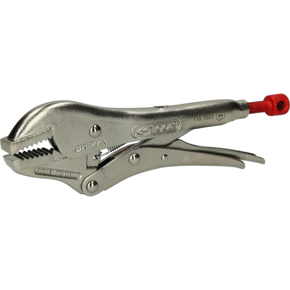 Produktabbildung: KS TOOLS Gripzange, gerade Backen, 28,5mm, L=175mm