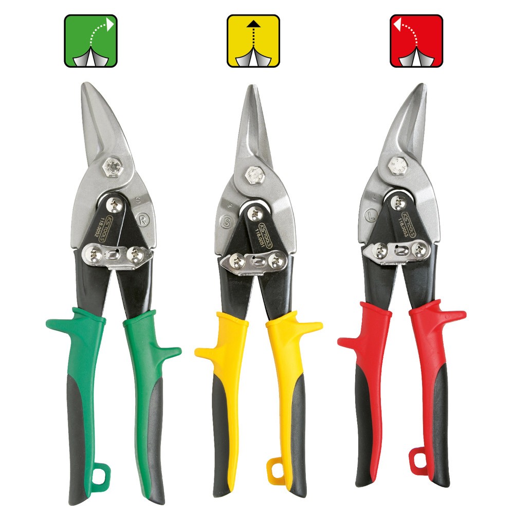 Produktabbildung Nr. 2: KS TOOLS Hebel-Blechdurchgangsscheren-Satz, 3-tlg