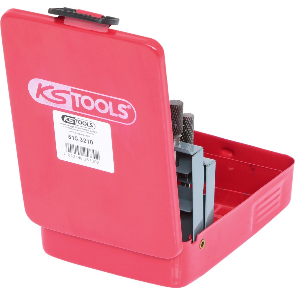 Produktabbildung Nr. 3: KS TOOLS HM Frässtift-Satz, Stahlblechkassette, 10-tlg