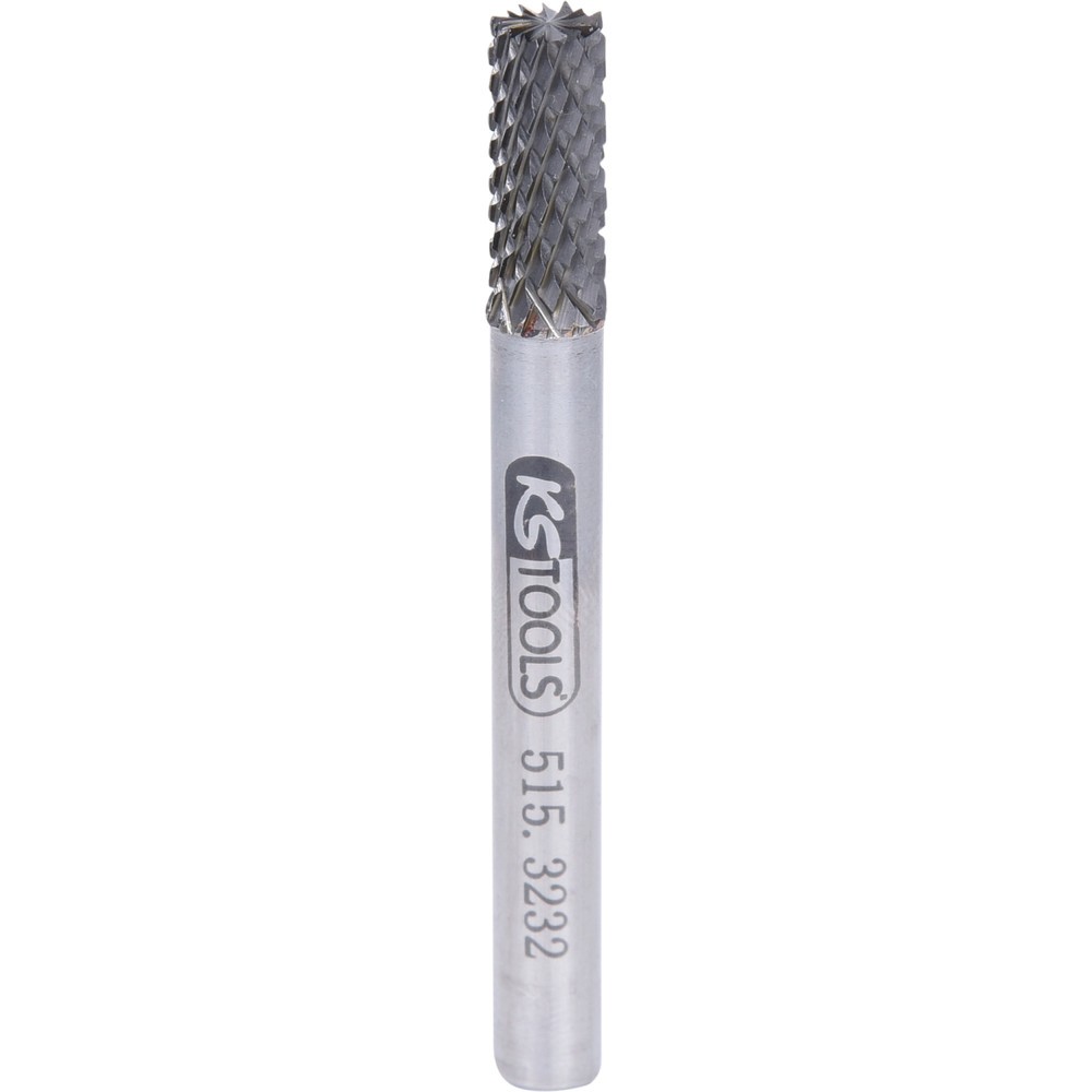 Produktabbildung Nr. 2: KS TOOLS HM Zylinder-Frässtift Form A mit Stirnverzahnung, 6mm