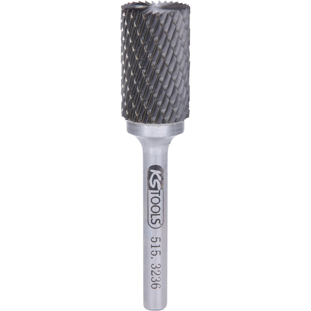 Produktabbildung Nr. 2: KS TOOLS HM Zylinder-Frässtift Form A mit Stirnverzahnung, 16mm