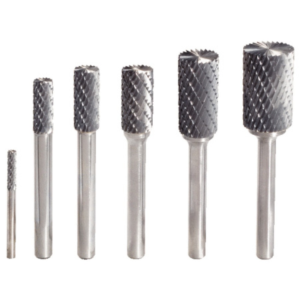 Produktabbildung: KS TOOLS HM Zylinder-Frässtift Form A mit Stirnverzahnung, 6mm