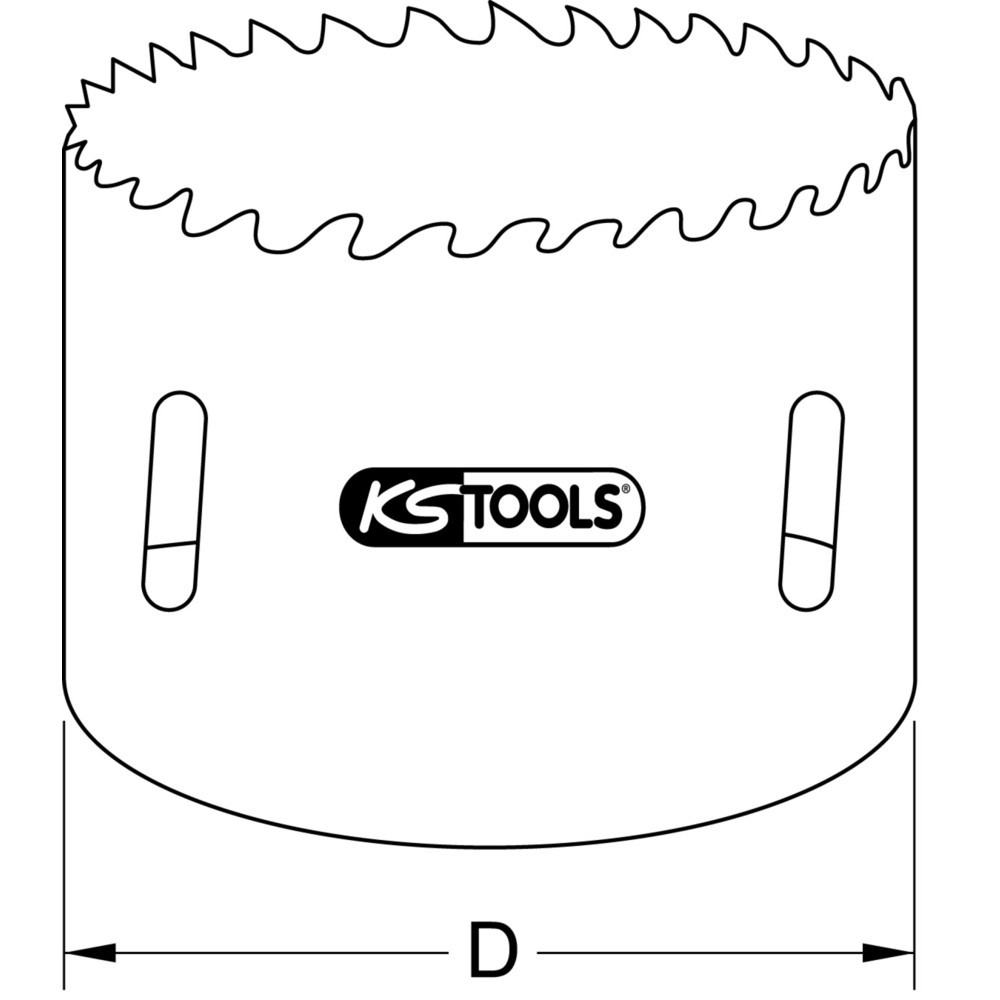 Produktabbildung Nr. 3: KS TOOLS HSS Bi-Metalllochsäge, Ø 17mm