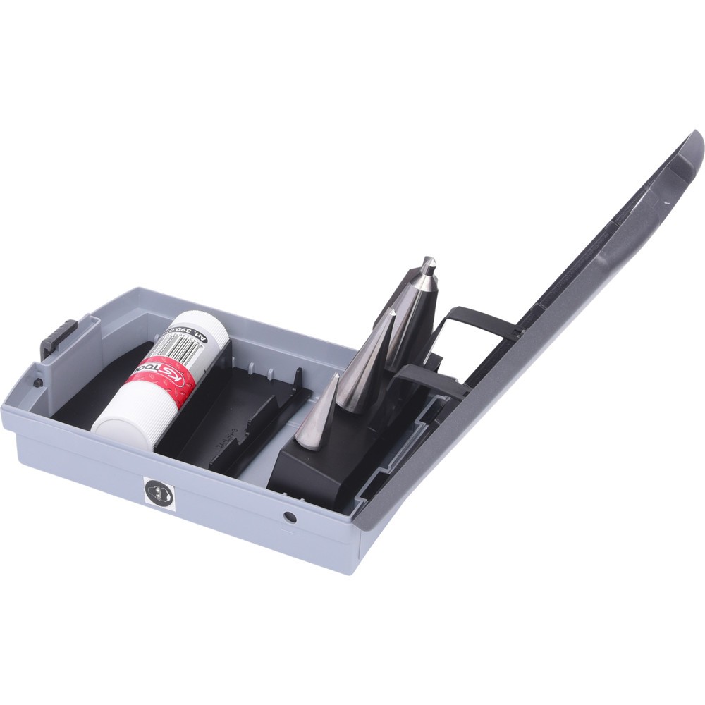 Produktabbildung Nr. 2: KS TOOLS HSS Co Blechschälbohrer-Satz, Kunststoffkassette 4-tlg