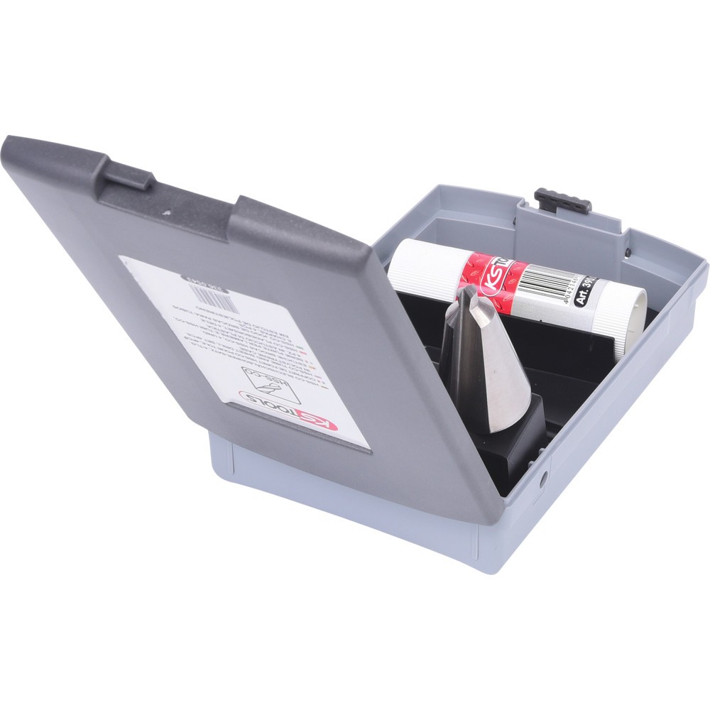 Produktabbildung Nr. 3: KS TOOLS HSS Co Blechschälbohrer-Satz, Kunststoffkassette 4-tlg