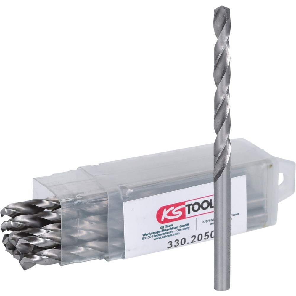 Produktabbildung Nr. 1: KS TOOLS HSS-G Spiralbohrer, 5mm, 10er Pack