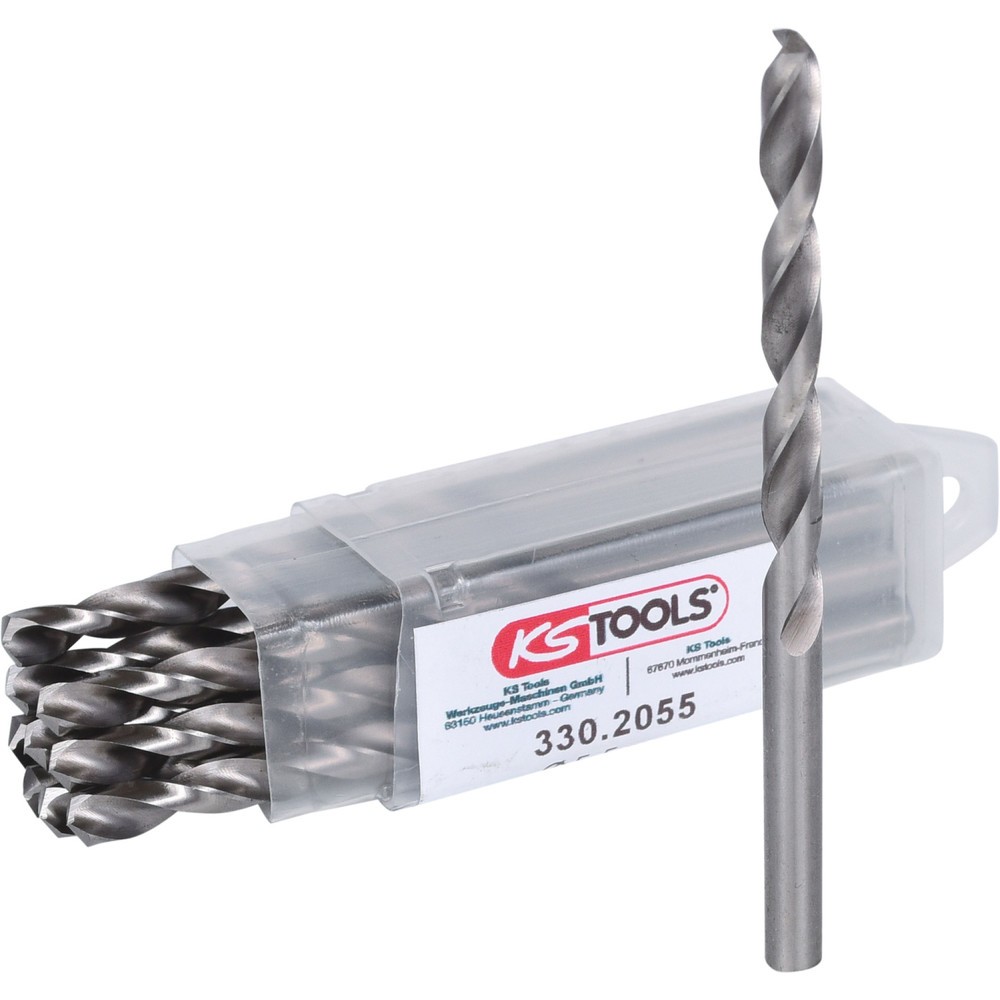 Produktabbildung: KS TOOLS HSS-G Spiralbohrer, 5,5mm, 10er Pack
