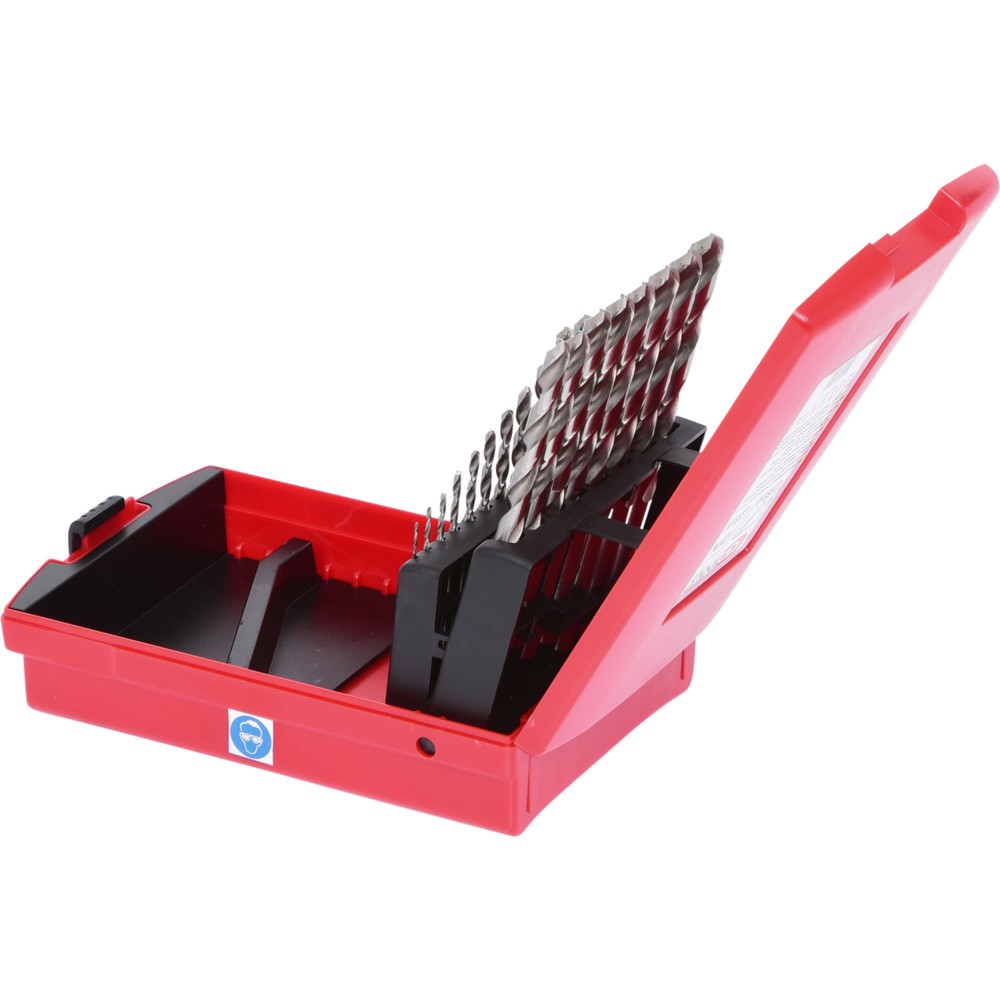 Produktabbildung Nr. 3: KS TOOLS HSS-G Spiralbohrer-Satz, Kunststoffkassette, 19-tlg 1-10mm