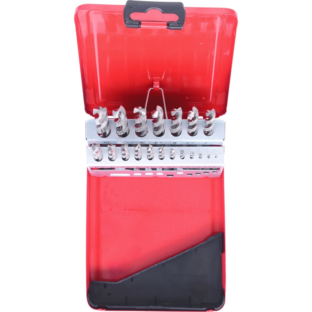 Produktabbildung Nr. 6: KS TOOLS HSS-G Spiralbohrer-Satz, Stahlblechkassette, 19-tlg 1-10mm