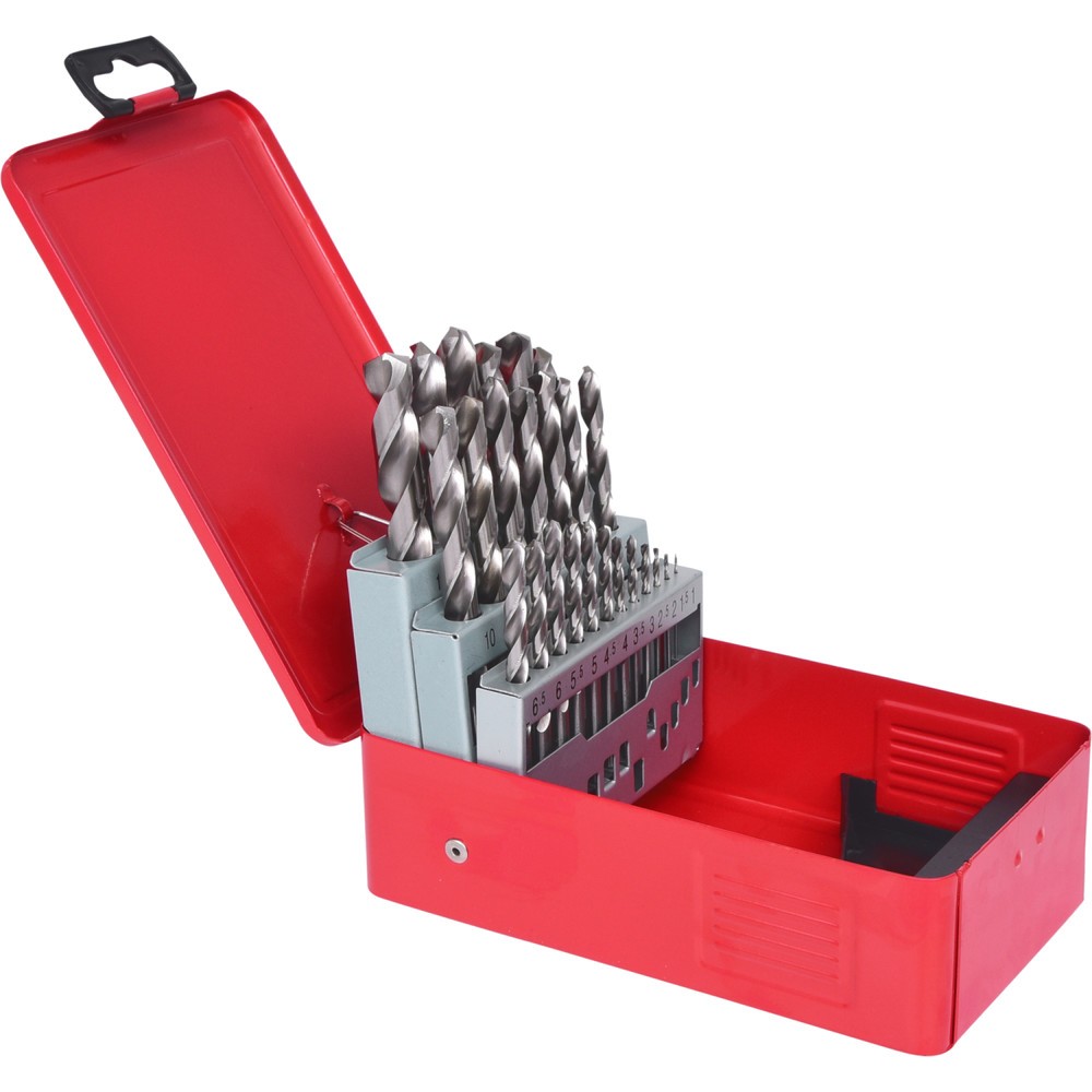 Produktabbildung Nr. 4: KS TOOLS HSS-G Spiralbohrer-Satz, Stahlblechkassette, 25-tlg 1-13mm