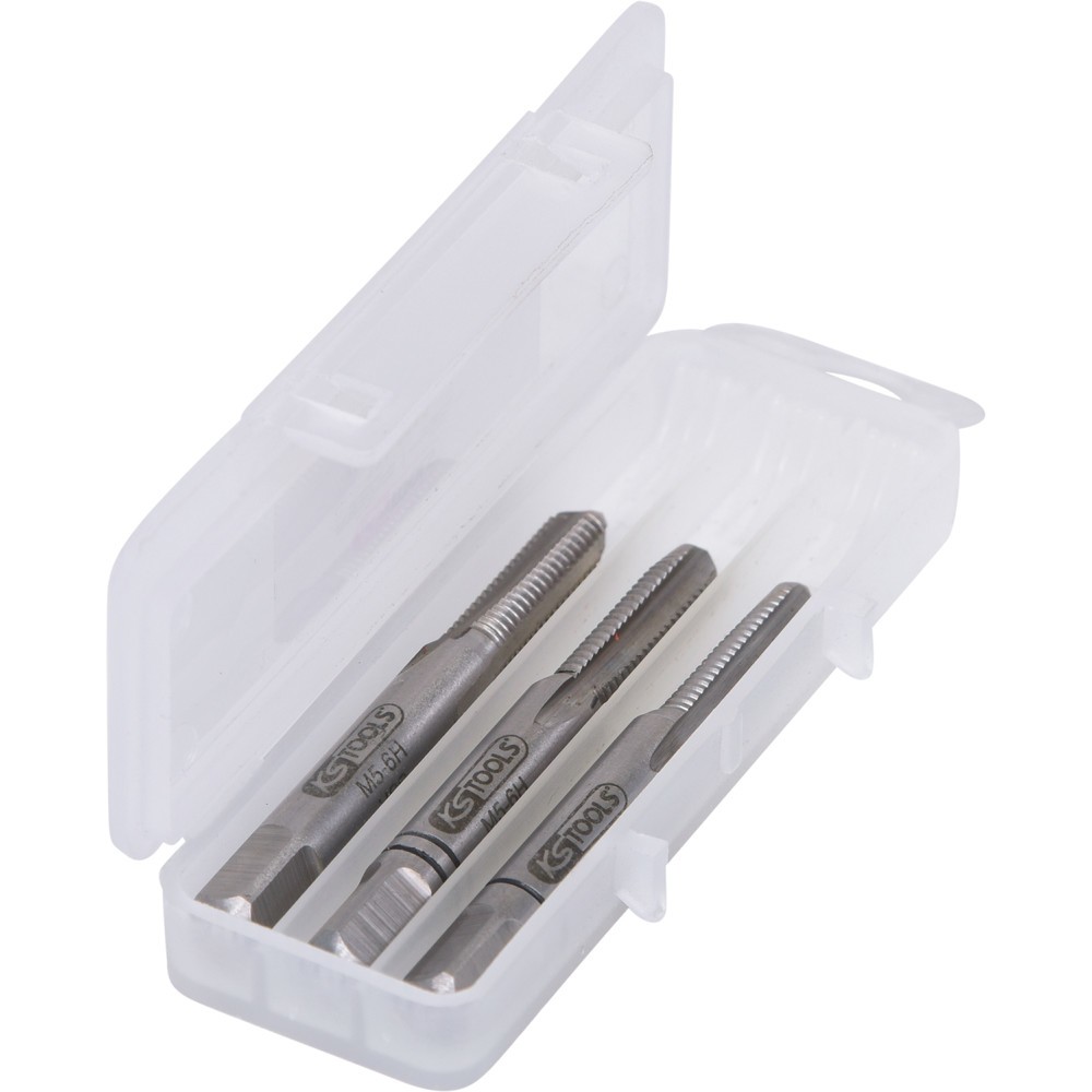 Produktabbildung Nr. 5: KS TOOLS HSS Handgewindebohrer-Satz M, M5x0,8, 3-tlg