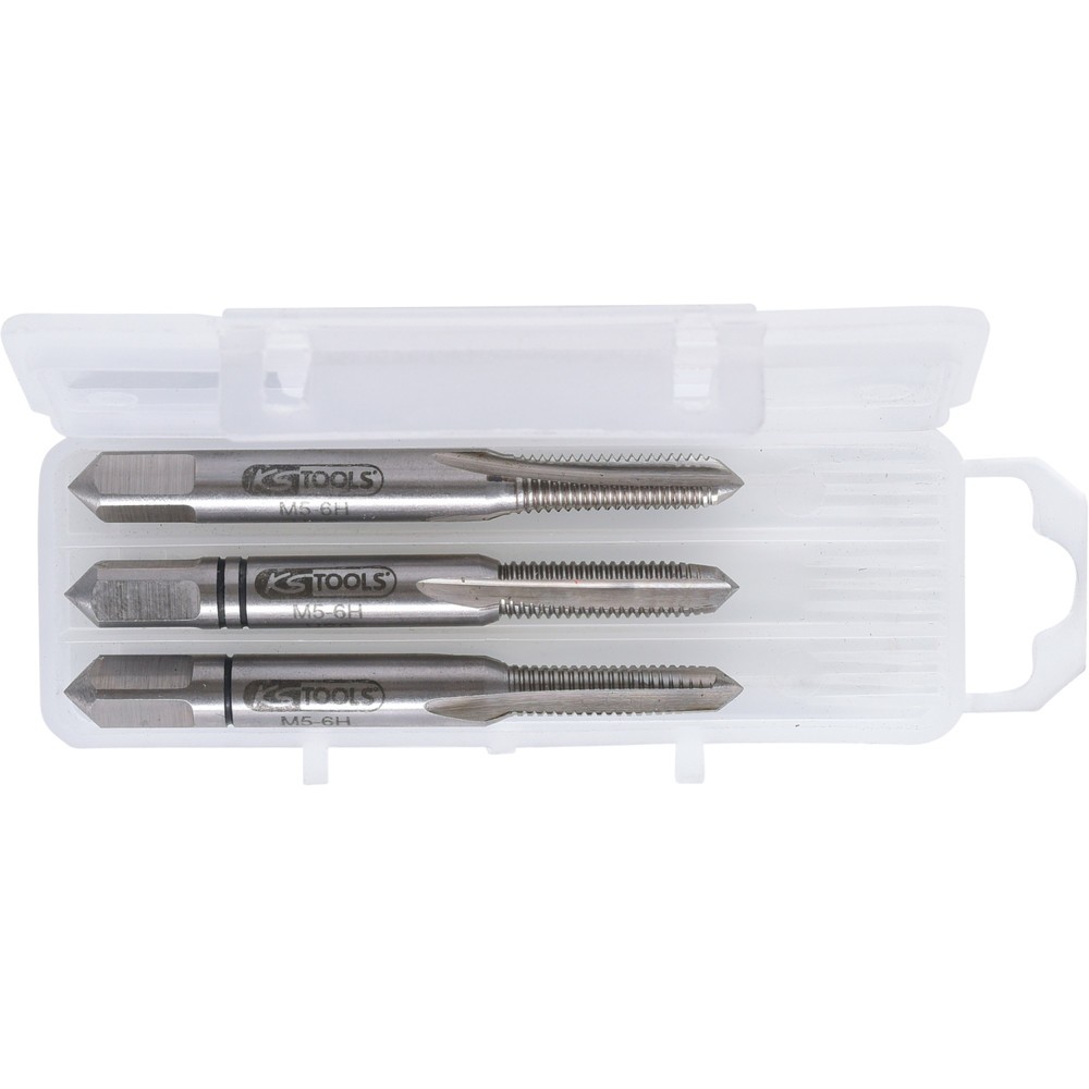 Produktabbildung Nr. 6: KS TOOLS HSS Handgewindebohrer-Satz M, M5x0,8, 3-tlg