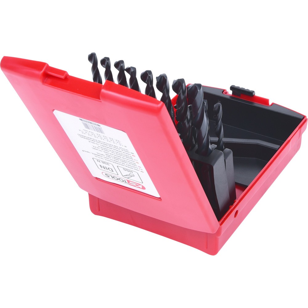 Produktabbildung Nr. 4: KS TOOLS HSS-R Spiralbohrer-Satz, Kunststoffkassette, 19-tlg, 1-10mm