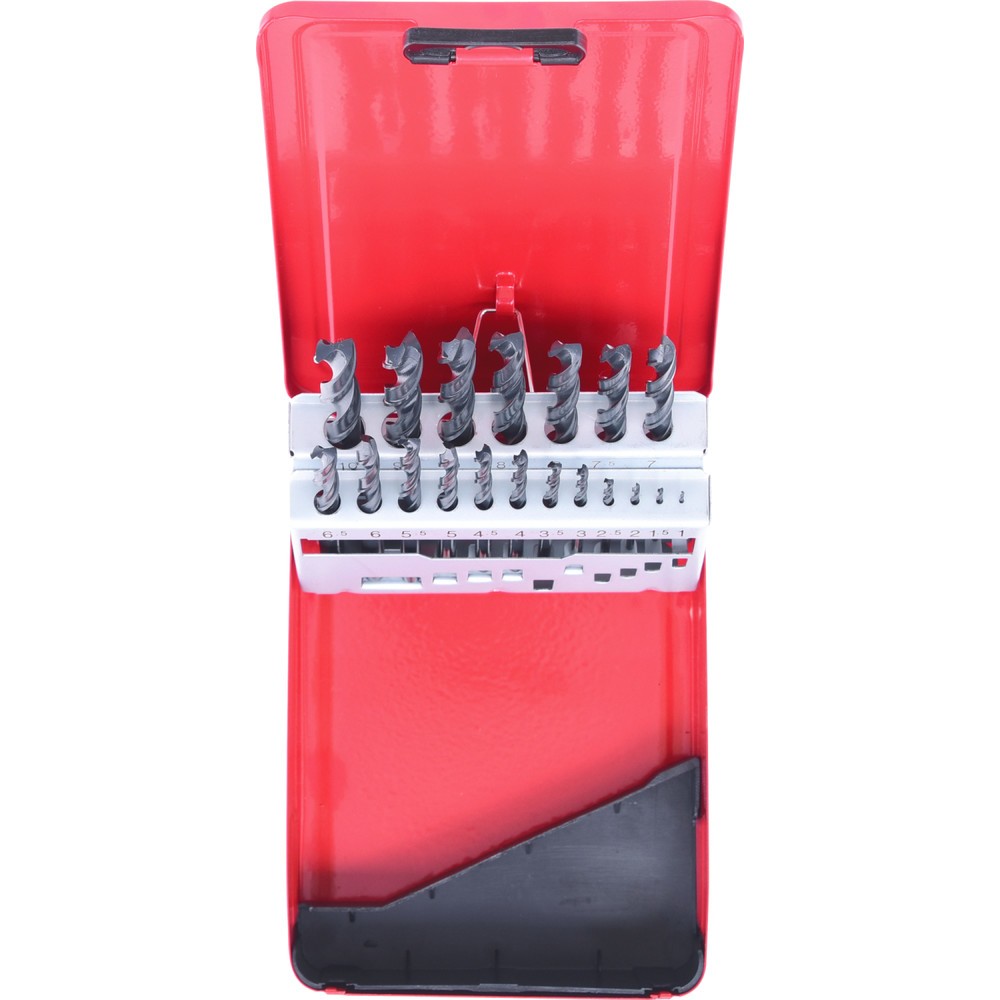 Produktabbildung Nr. 5: KS TOOLS HSS-R Spiralbohrer-Satz, Stahlblechkassette, 19-tlg, 1-10mm