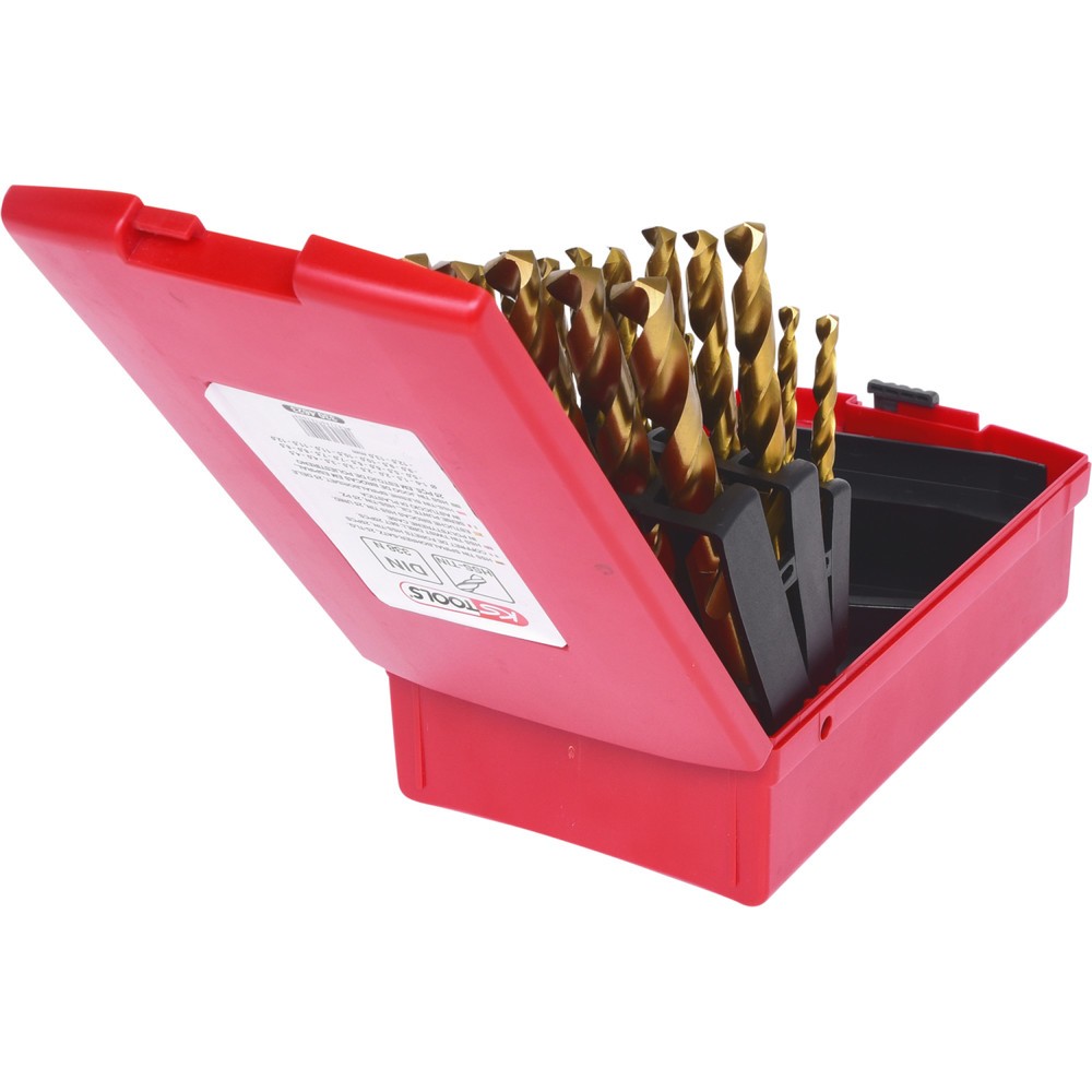 Produktabbildung Nr. 3: KS TOOLS HSS TiN Spiralbohrer-Satz, Kunststoffkassette 25-tlg 1-13mm