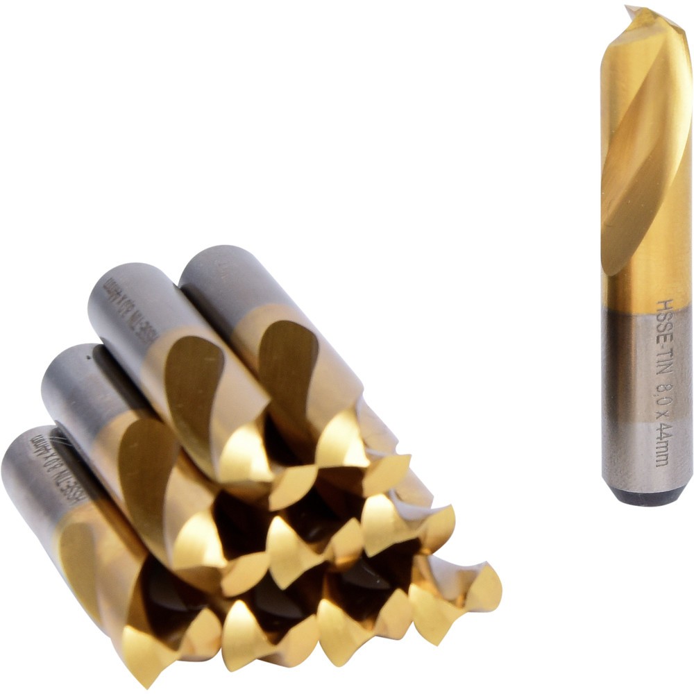 Produktabbildung Nr. 4: KS TOOLS HSSE-TiN Schweißpunkt-Bohrer, Ø 8mm, 10er Pack