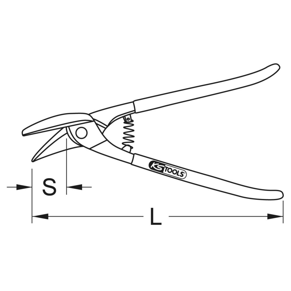 Produktabbildung: KS TOOLS Idealschere, linksschneidend
