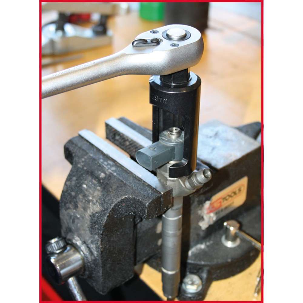 Produktabbildung Nr. 3: KS TOOLS 1/2" Injektor-Stecknuss, 27,0 mm, L=100mm
