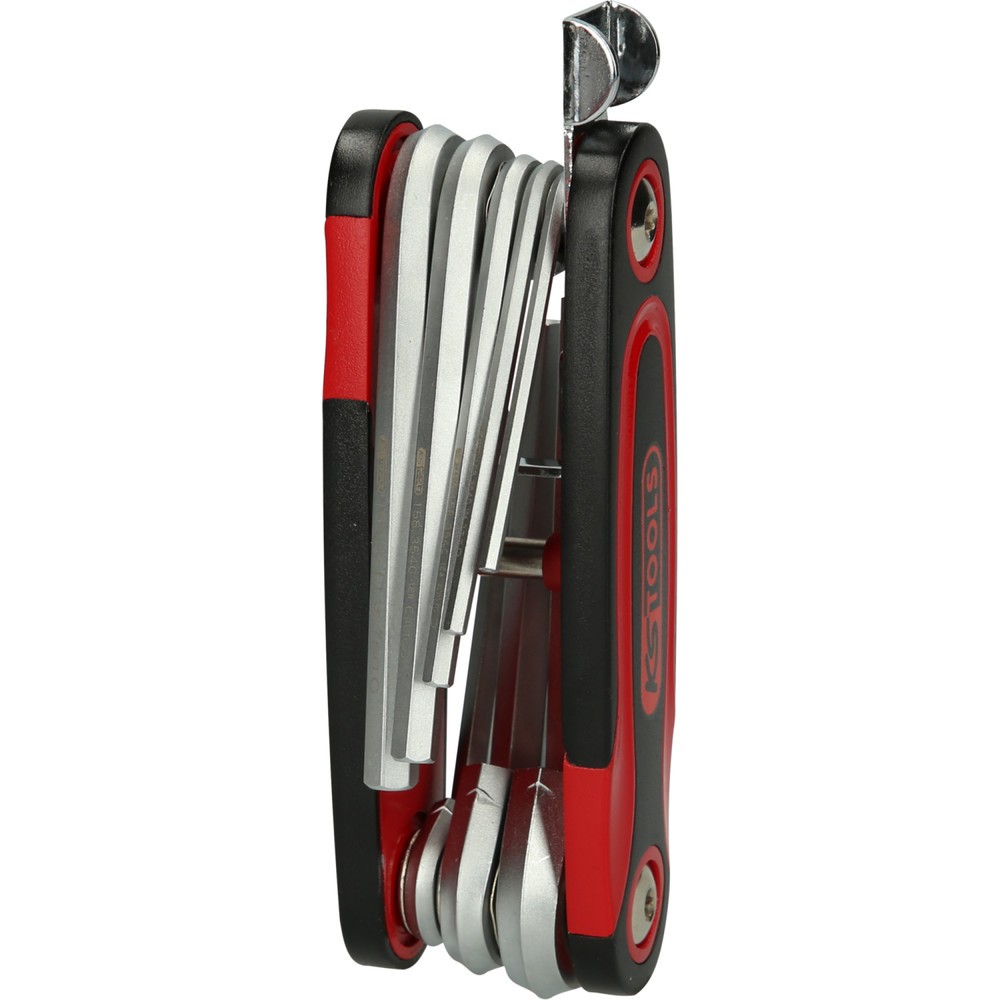Produktabbildung Nr. 2: KS TOOLS Innensechskant-Winkelstiftschlüssel-Klapphalter,8-tlg