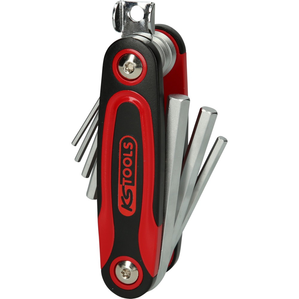 Produktabbildung Nr. 3: KS TOOLS Innensechskant-Winkelstiftschlüssel-Klapphalter,8-tlg