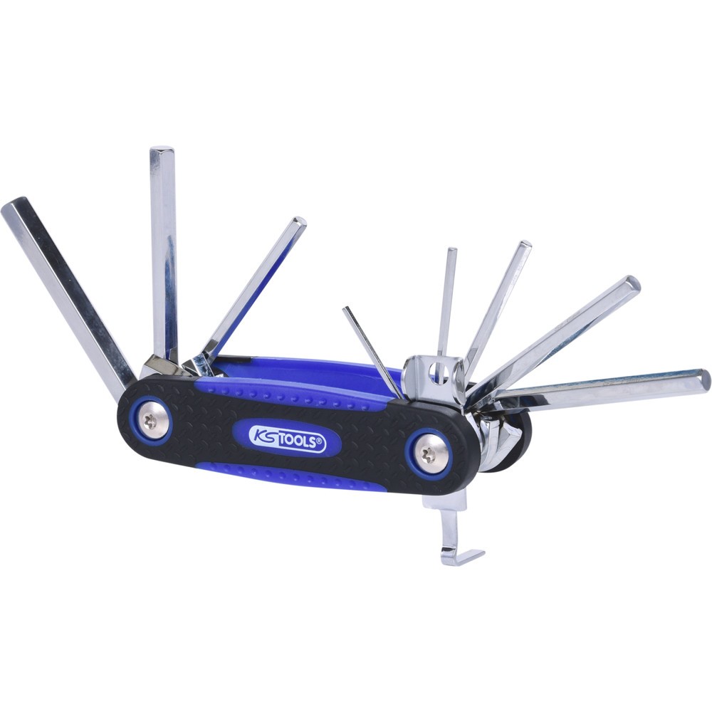 Produktabbildung Nr. 5: KS TOOLS Innensechskant-Winkelstiftschlüssel-Klapphalter,8-tlg