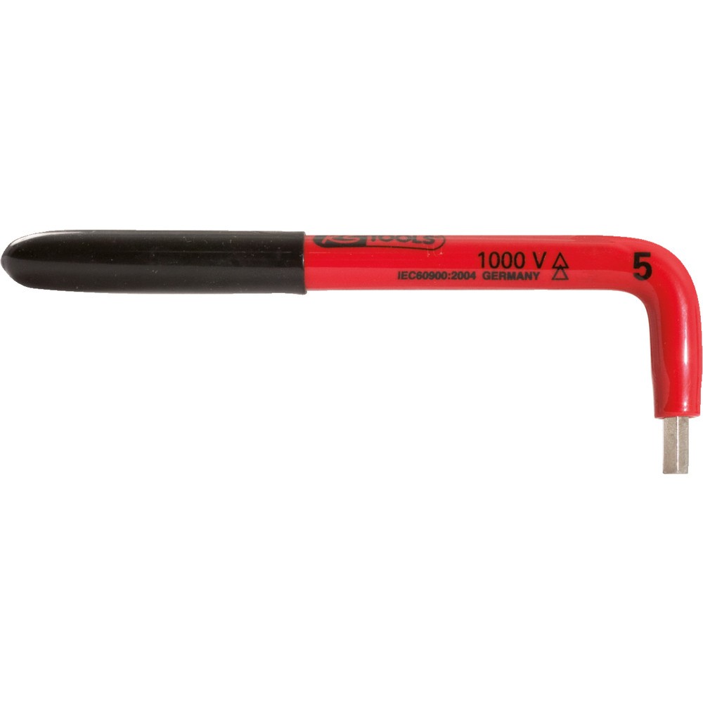 Produktabbildung Nr. 2: KS TOOLS Innensechskant-Winkelstiftschlüssel mit Schutzisolierung, 5mm