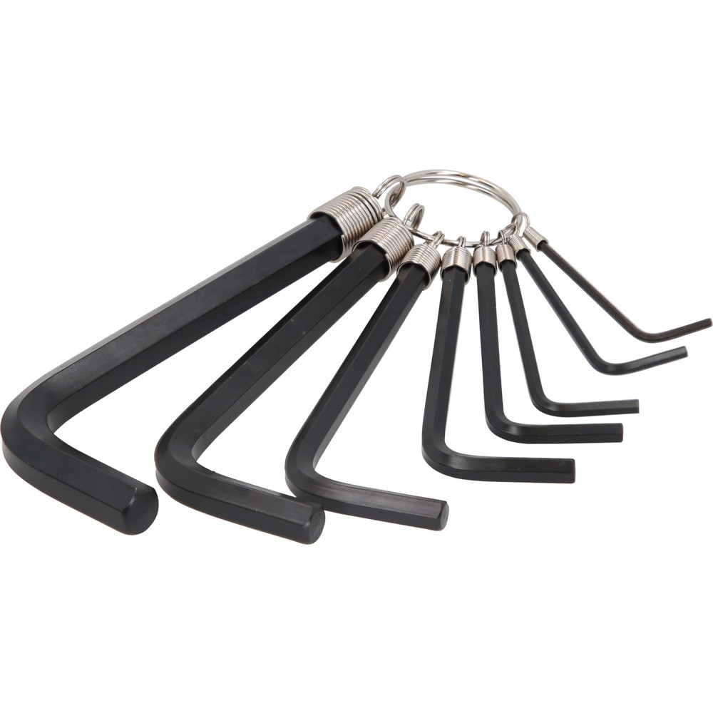 Produktabbildung: KS TOOLS Innensechskant-Winkelstiftschlüssel-Satz am Ring, 8-tlg2-10mm