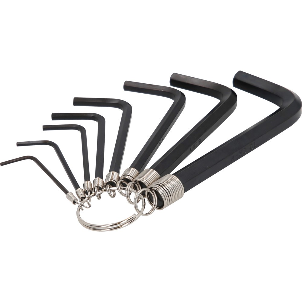 Produktabbildung Nr. 5: KS TOOLS Innensechskant-Winkelstiftschlüssel-Satz am Ring, 8-tlg2-10mm
