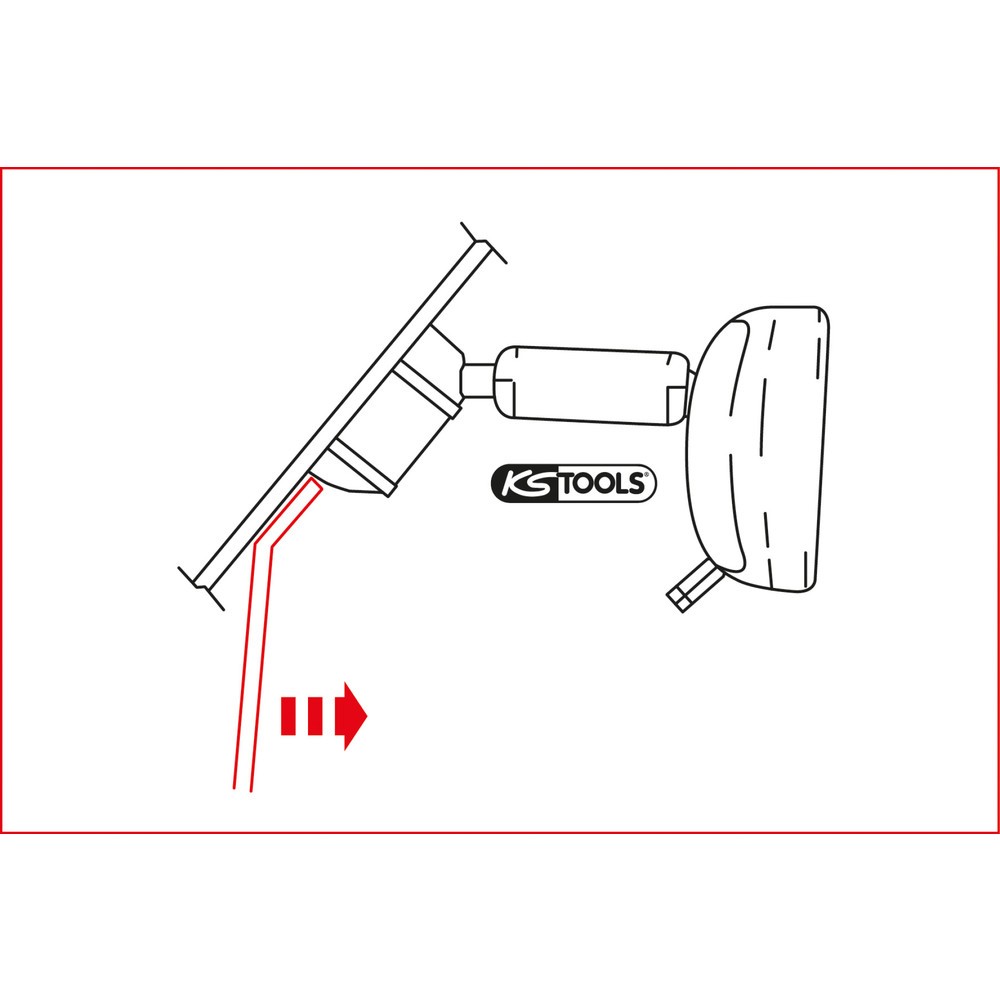 Produktabbildung Nr. 3: KS TOOLS Innenspiegel-Entriegelungswerkzeug für Ford