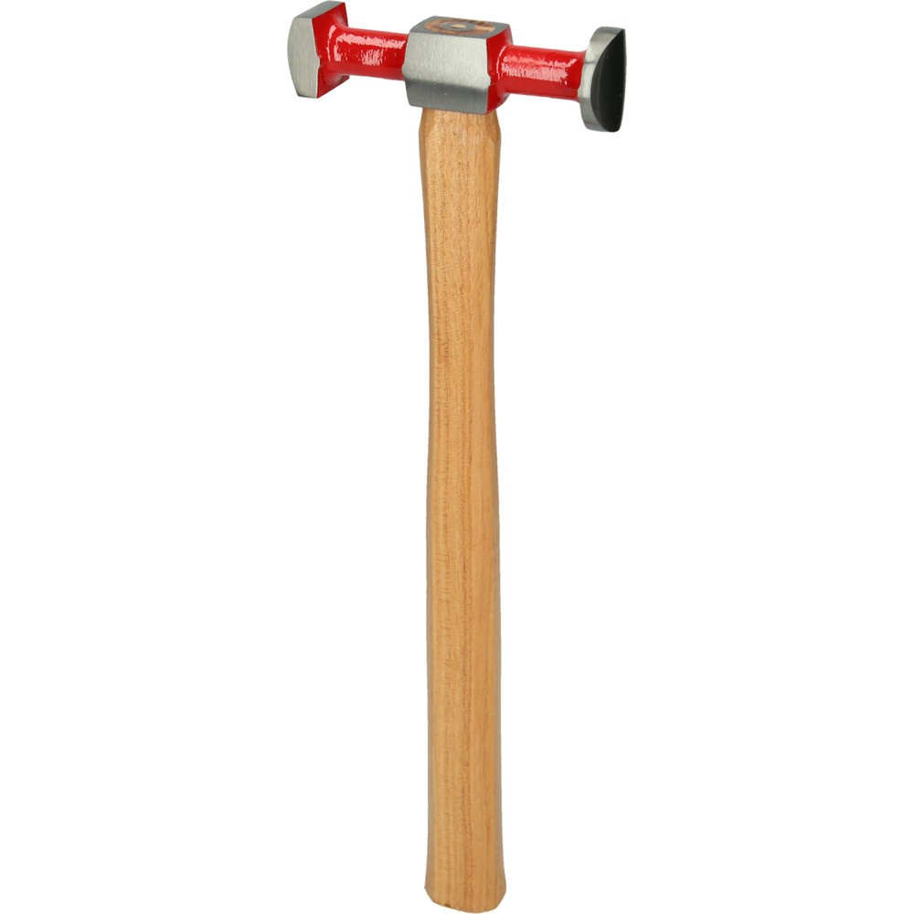 Produktabbildung: KS TOOLS Karosserie-Wölbungshammer, rund/eckig, 325mm