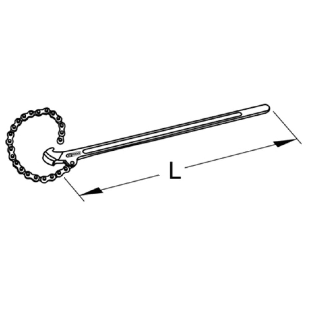 Produktabbildung Nr. 5: KS TOOLS Kettenrohrzange, Ø 110mm