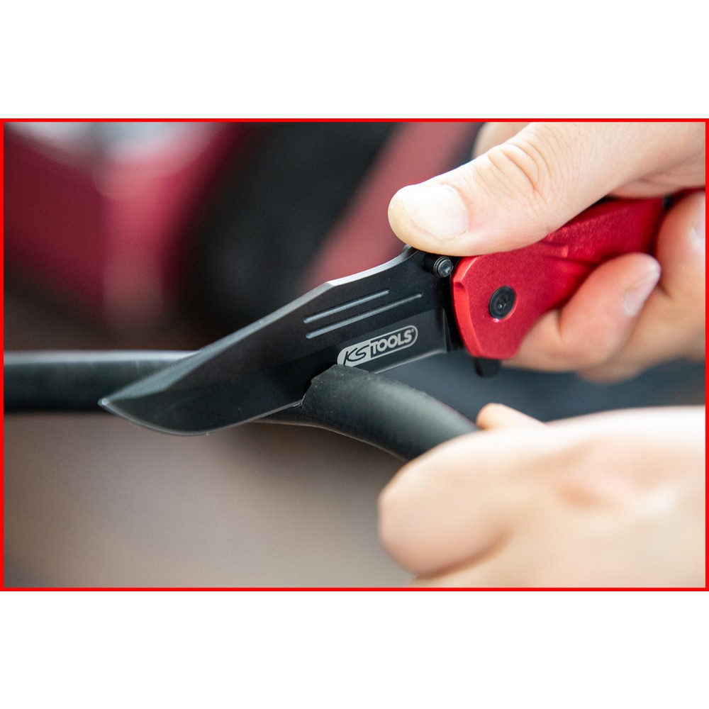 Produktabbildung Nr. 2: KS TOOLS Klappmesser mit Arretierung und Gurtschneider