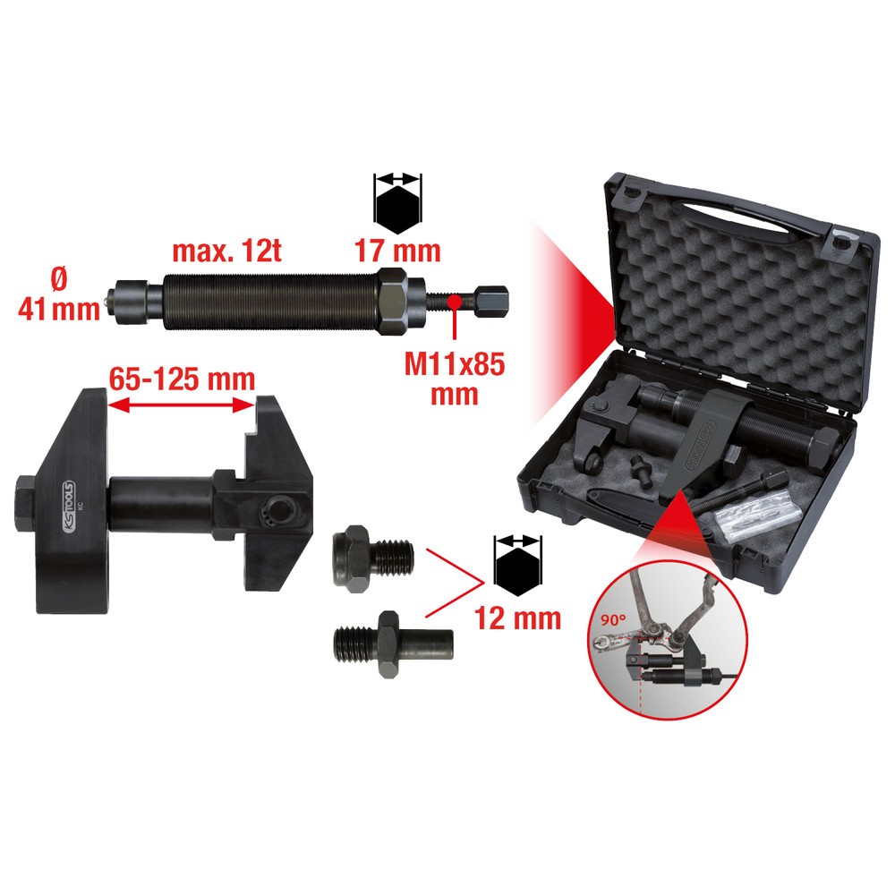 Produktabbildung Nr. 6: KS TOOLS Klemmschrauben-Ausdrücker mit Hydraulikspindel