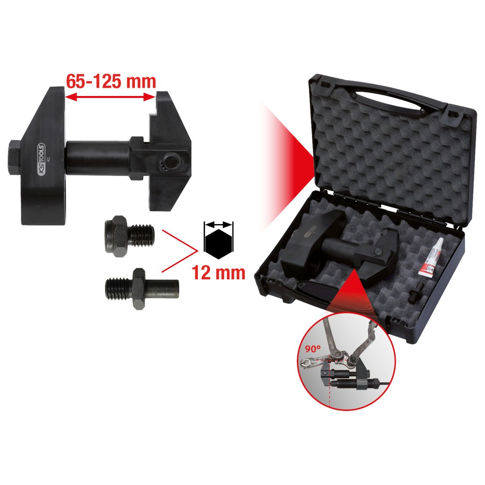 Produktabbildung Nr. 4: KS TOOLS Klemmschrauben-Ausdrücker ohne Hydraulikspindel, 3-tlg
