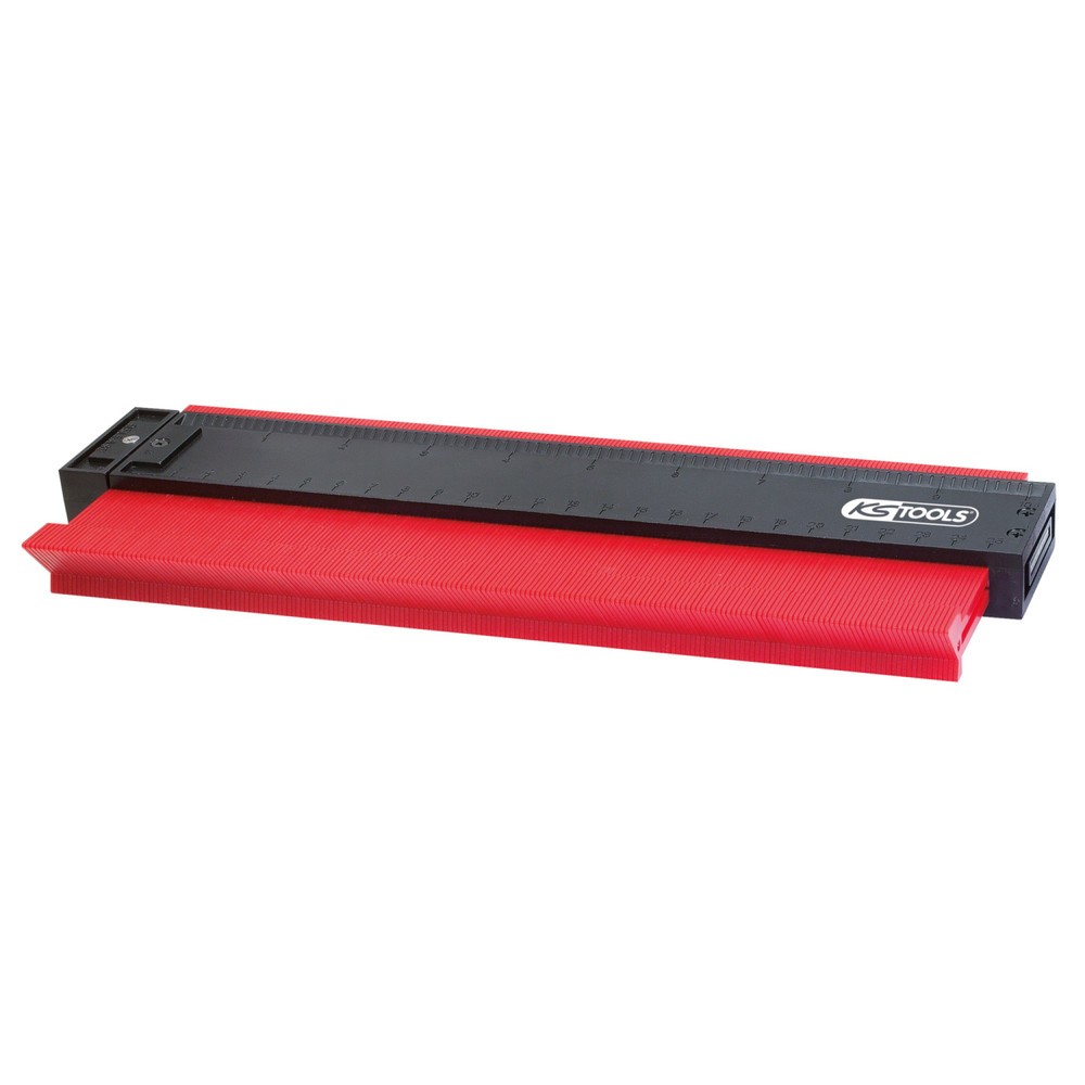 Produktabbildung: KS TOOLS Konturen-Lehre, Kunststoff, 280 mm lang