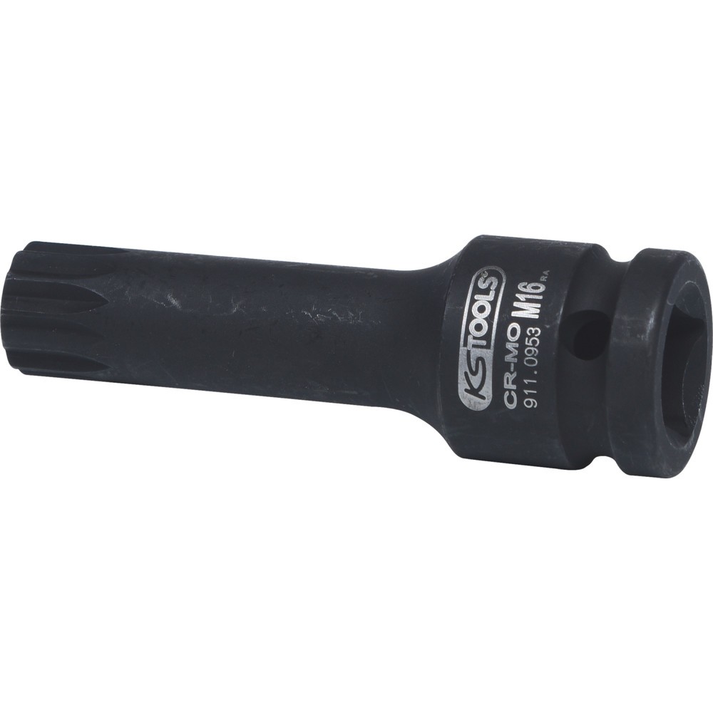 Produktabbildung Nr. 2: KS TOOLS 1/2" Kraft-Bit-Stecknuss Vielzahn, lang, M16
