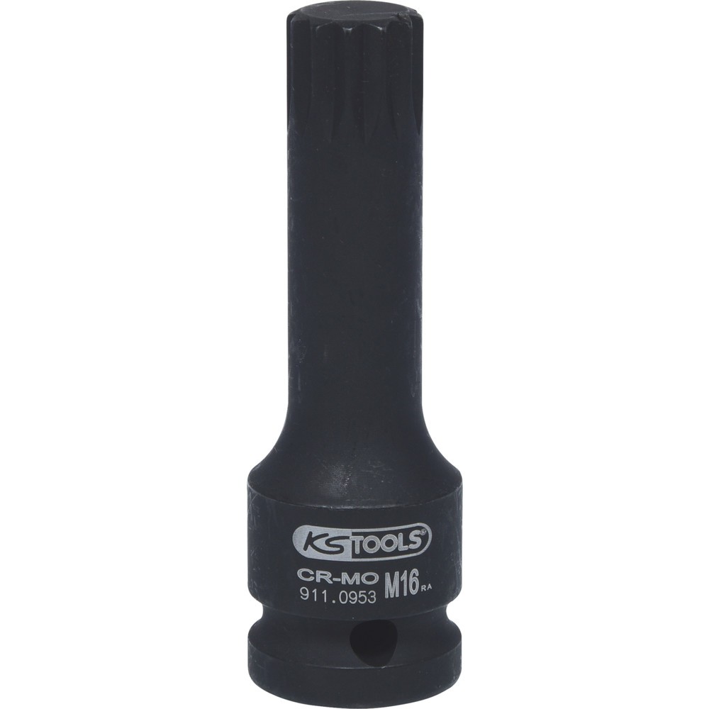 Produktabbildung Nr. 5: KS TOOLS 1/2" Kraft-Bit-Stecknuss Vielzahn, lang, M16