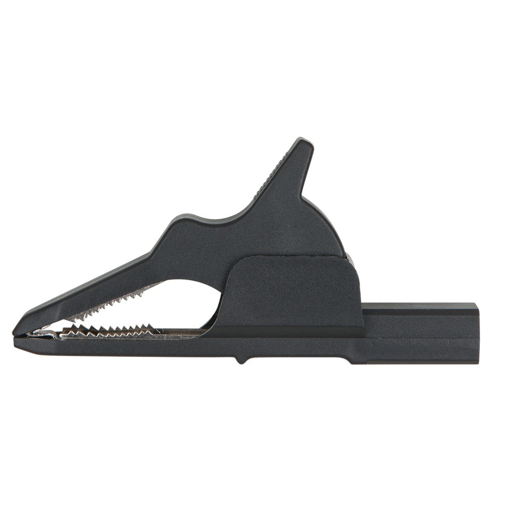 Produktabbildung: KS TOOLS 4,0 mm Eingangsbuchse auf Krokodilklemme schmal, schwarz