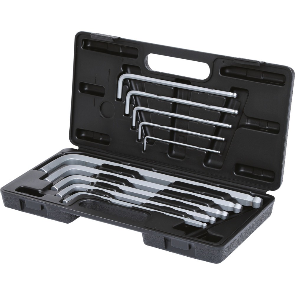 Produktabbildung: KS TOOLS Kugelkopf-Innensechskant-Winkelstiftschlüssel-Satz,XL,10-tlg
