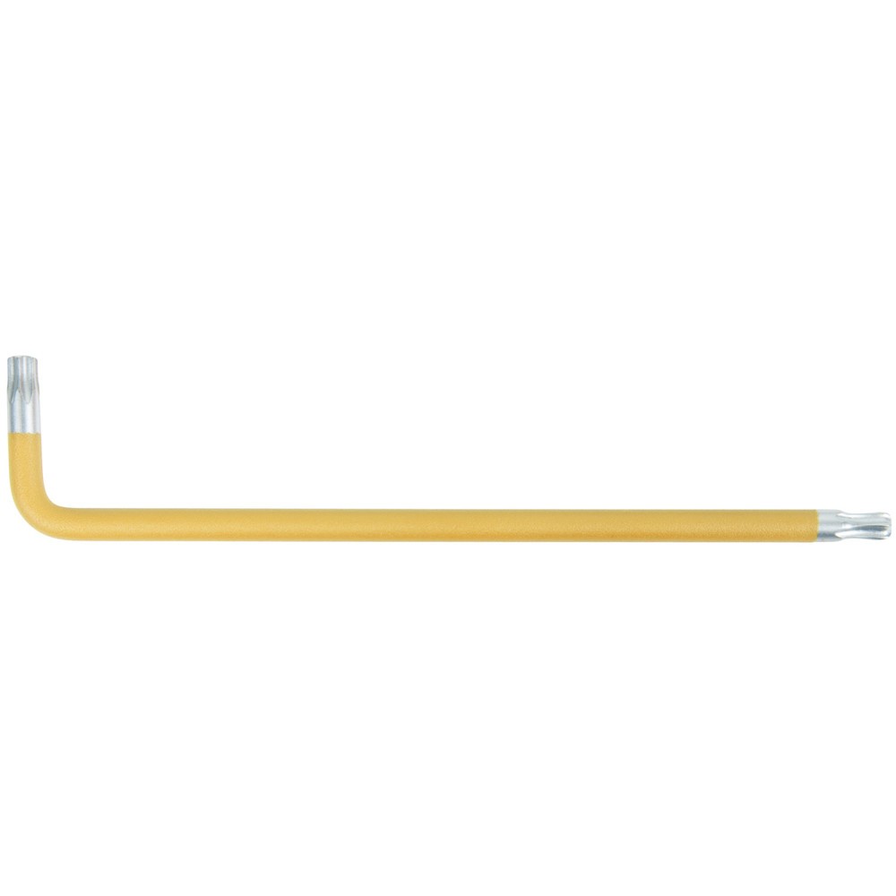 Produktabbildung: KS TOOLS Kugelkopf-Torx-Winkelstiftschlüssel, XL, T40, Zinkgelb