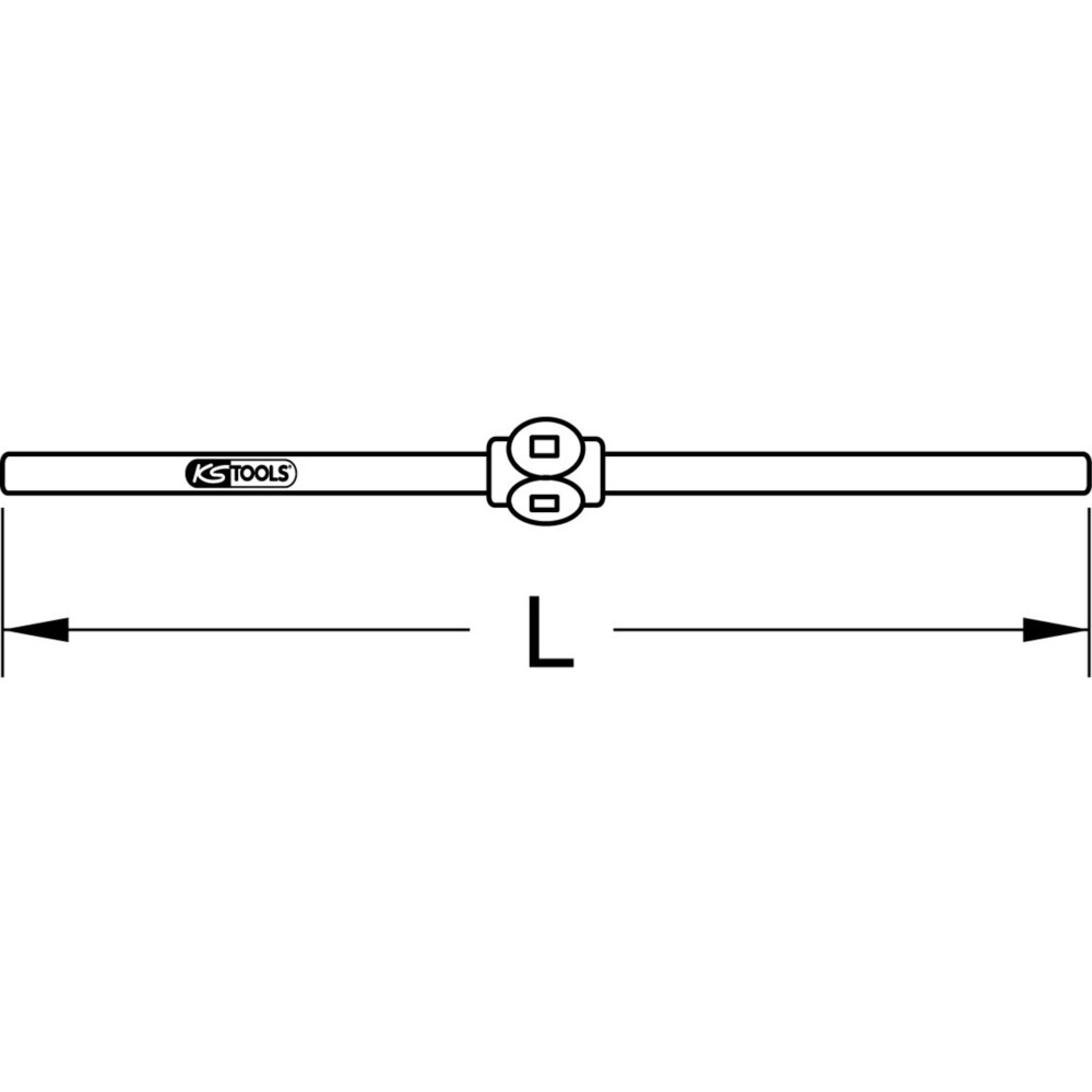 Produktabbildung: KS TOOLS Kugelwindeisen, M1-M4