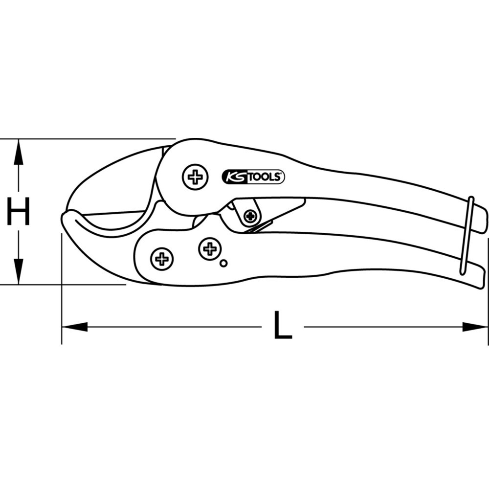Produktabbildung Nr. 5: KS TOOLS Kunststoff-Rohrschere, Ø 0-32mm