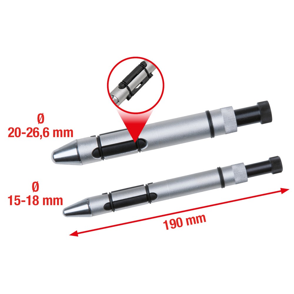 Produktabbildung Nr. 7: KS TOOLS Kupplungs-Zentrierdorn-Satz Ø 15,0 - 26,6 mm, 2-tlg