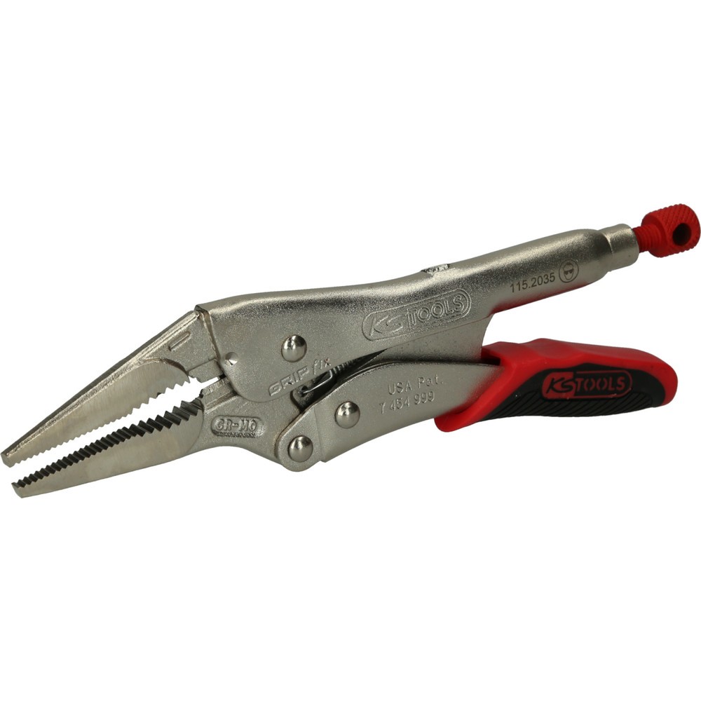 Produktabbildung Nr. 1: KS TOOLS Langbacken-Gripzange mit Easy-Release,60mm,L=205mm